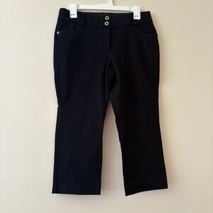 Alfani Petite Black Cropped Dress Pants 8P